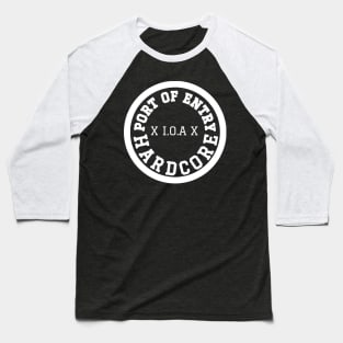 IOA HARDCORE - WHITE FULL Baseball T-Shirt